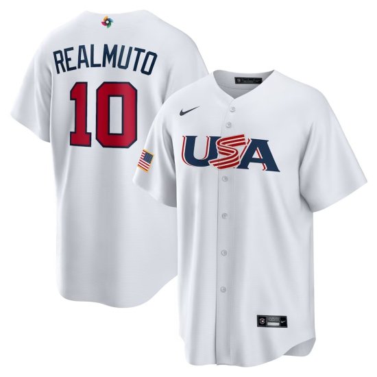 WBC ꥫɽ(USA Baseball)J.T.ꥢߥ塼 Nike 2023 World Baseball Classic Replica Player ˥ե #10