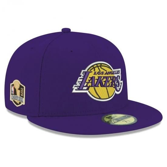 ڥ󥼥륹 쥤(Los Angeles Lakers)New Era 2020 NBA Finals Champions Side Patch 59FIFTY Fitted å