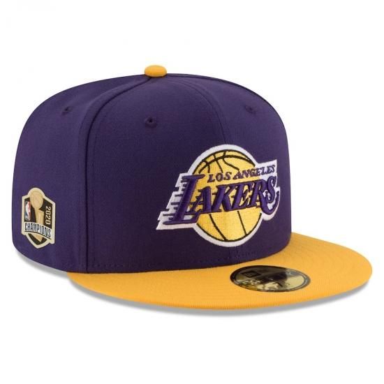 ڥ󥼥륹 쥤(Los Angeles Lakers)New Era 2020 Finals Champions Patch 2Tone 59FIFTY Fitted å