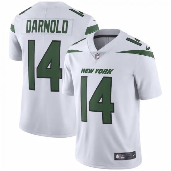 ニューヨーク・ジェッツ ダーノルド ユニフォーム 14 New York Jets Sam Darnold #14 Black Nike On Field Jersey
