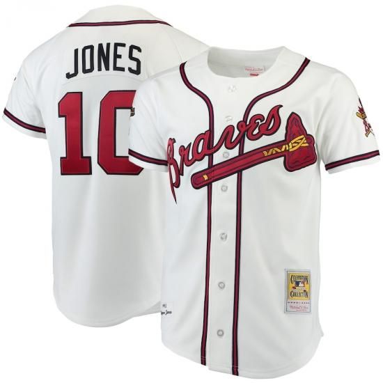 アトランタ ブレーブス】チッパー・ジョーンズ Mitchell & Ness アトランタ ブレーブス】チッパー・ジョーンズ Mitchell & Ness