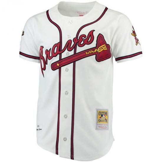 アトランタ ブレーブス】チッパー・ジョーンズ Mitchell & Ness