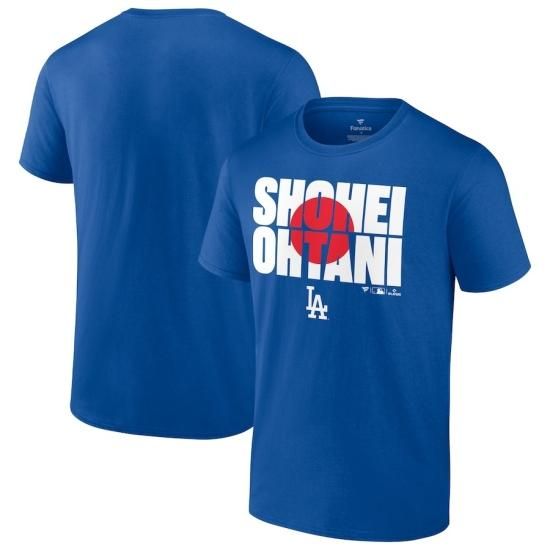 【Fanatics】大谷翔平 ロサンゼルスドジャース フラッグ Tシャツ ロサンゼルス ドジャース(LOSANGELES DODGERS)】大谷翔平