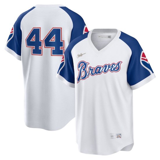 ڥȥ ֥졼֥(ATLANTA BRAVES)ۥϥ󥯡 Nike ۡ ѡ󥳥쥯 Player ˥ե #44