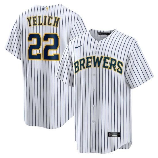 ڥߥ륦 ֥(MILWAUKEE BREWERS)ۥꥹ󡦥å Nike Alternate ץꥫ ˥ե #22