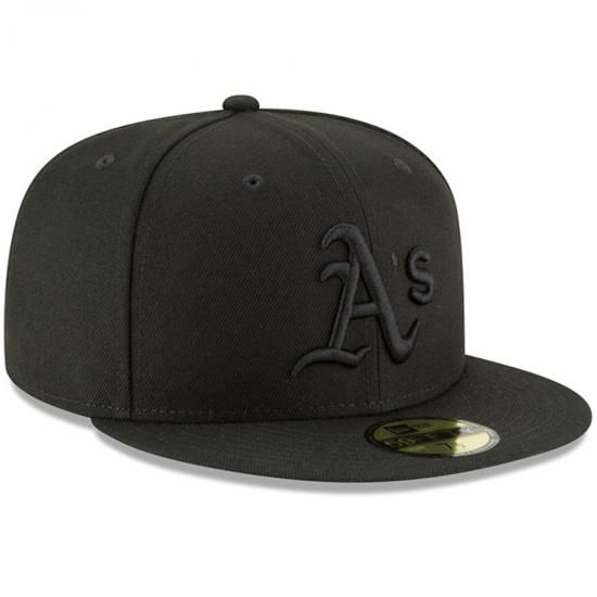 オークランド・アスレチックス 59FIFTY キャップ ブラック 7 3/8 59FIFTY Metallic Logo オークランド・アスレチックス ブラック
