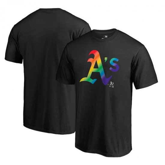 ڥ å(OAKLAND ATHLETICS)Team Pride Logo T