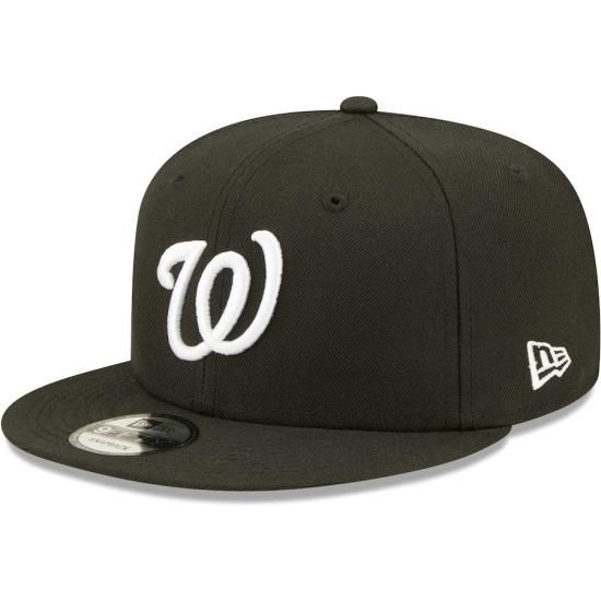 ڥ亮ȥ ʥʥ륺(WASHINGTON NATIONALS)New Era Black Team 9FIFTY Snapback å