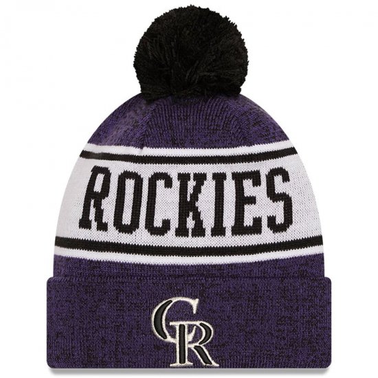 ڥ å(COLORADO ROCKIES)New Era Banner Cuffed ˥å˹/˥åȥå with Pom