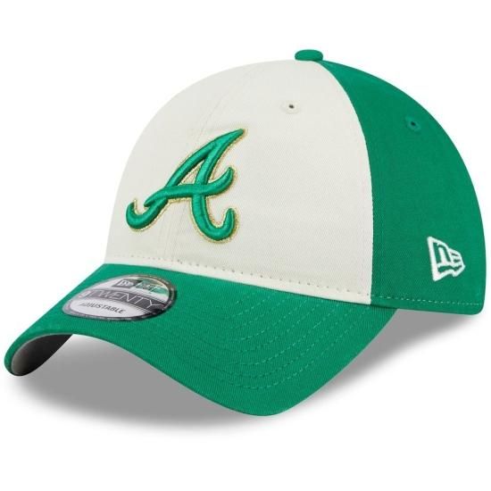ڥȥ ֥졼֥(ATLANTA BRAVES)New Era 2024 St. Patrick's Day 9TWENTY Adjustable å