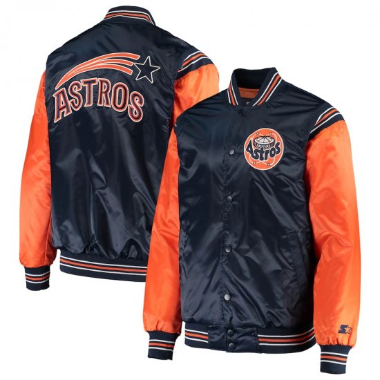 ڥҥ塼ȥ ȥ(HOUSTON ASTROS)Starter Enforce Varsity Satin Full-Snap 㥱å