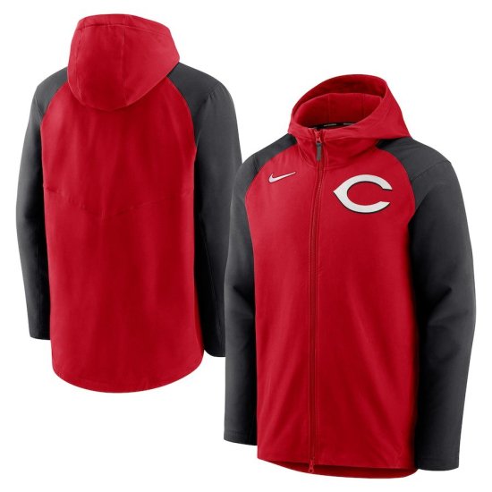 ڥ󥷥ʥƥ å(CINCINNATI REDS)Nike ƥå쥯 Performance Raglan Full-Zip ѡ