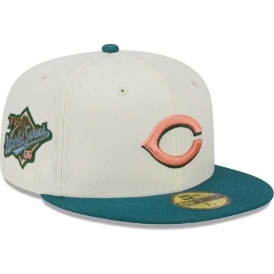 ڥ󥷥ʥƥ å(CINCINNATI REDS)New Era Chrome Evergreen 59FIFTY Fitted å
