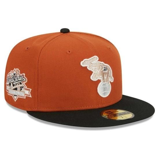 ڥ å(OAKLAND ATHLETICS)New Era Orange/Black 59FIFTY Fitted å