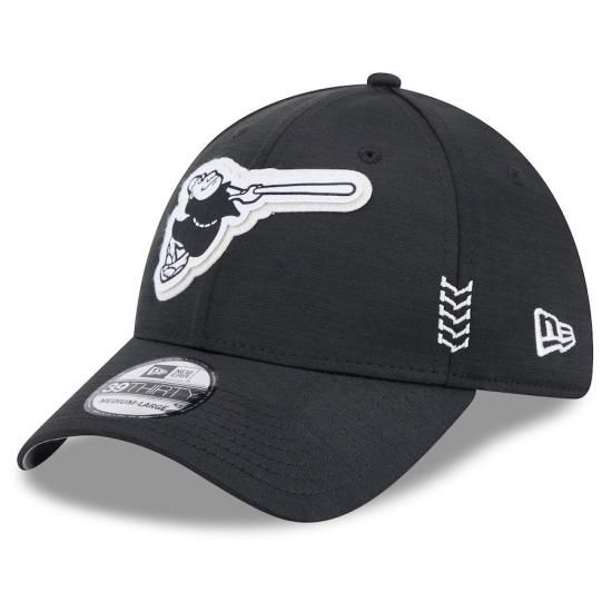 ڥǥ ѥɥ쥹(SANDIEGO PADRES)New Era Black 2024 Clubhouse 39THIRTY Flex Fit å