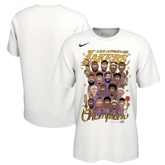ڥ󥼥륹 쥤(Los Angeles Lakers)Nike 2020 NBA Finals Champions Celebration Roster T