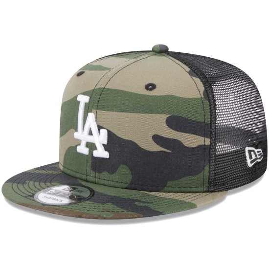 ڥ󥼥륹 ɥ㡼(LOSANGELES DODGERS)New Era Camo Trucker 9FIFTY Snapback å