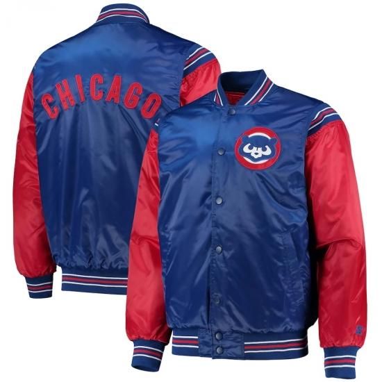 ڥ ֥(CHICAGO CUBS)Starter Enforce Varsity Satin Full-Snap 㥱å