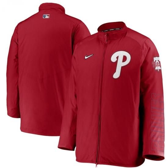 ڥեǥե ե꡼(PHILADELPHIA PHILLIES)Nike ƥå쥯 Dugout Full-Zip 㥱å