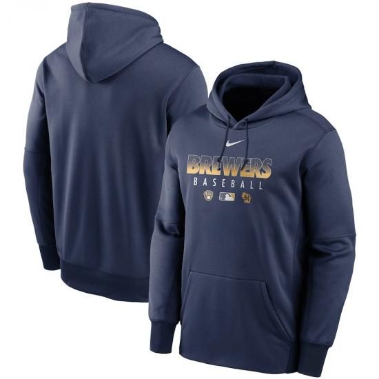 ڥߥ륦 ֥(MILWAUKEE BREWERS)Nike ƥå쥯 Therma Performance ץ륪Сѡ