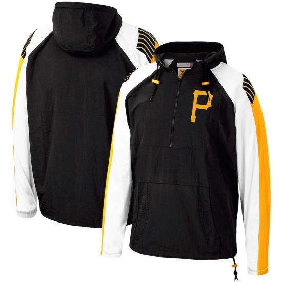 ڥԥåĥС ѥ졼(PITTSBURGH PIRATES)Mitchell & Ness Anorak Raglan Half-Zip 㥱å