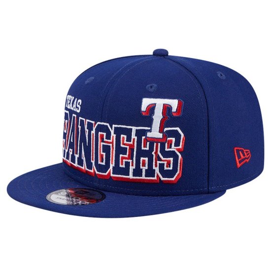 【テキサス レンジャーズ】New Era 2023 ワールドシリーズ Champions Parade Snapback キャップ-ALL.BALLS