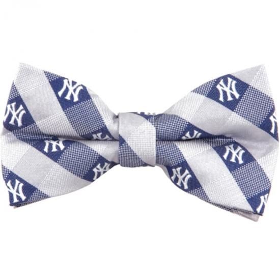 ニューヨーク ヤンキース(NEWYORK YANKEES)】Check 蝶ネクタイ ニューヨーク ヤンキース(NEWYORK YANKEES)】Check 蝶ネクタイ