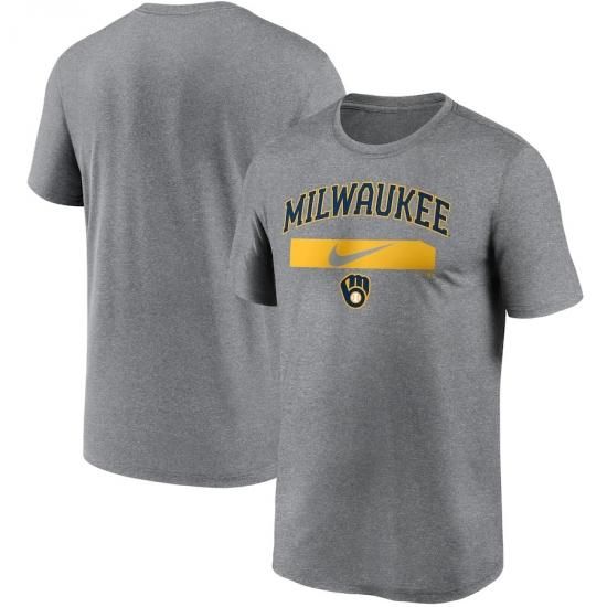 ڥߥ륦 ֥(MILWAUKEE BREWERS)Nike City Legend Practice Performance T