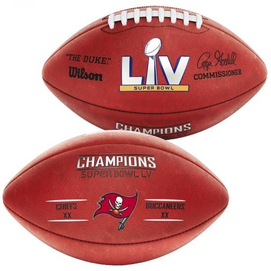 ڥѥ٥ Хå˥(TAMPA BAY BUCCANEERS)Fanatics Unsigned Super Bowl LV Champions Wilson Pro Football