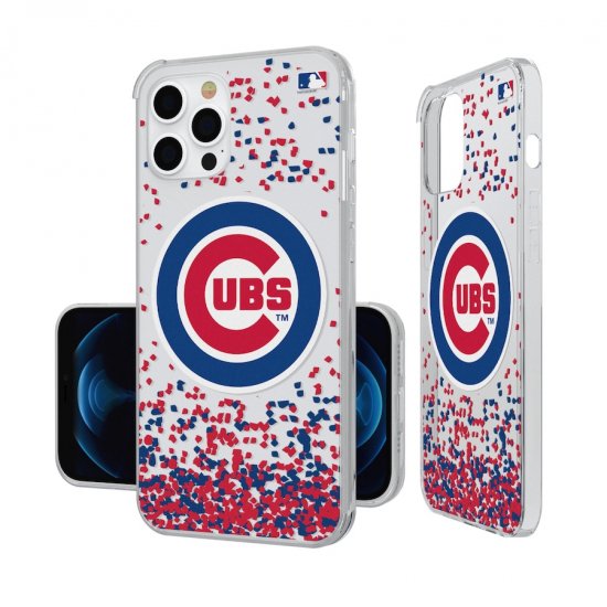 ڥ ֥(CHICAGO CUBS)iPhone Confetti Design Clear 