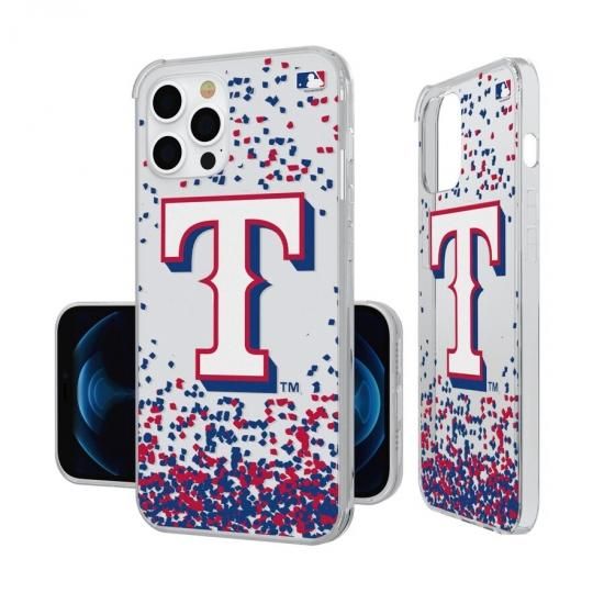 ڥƥ 󥸥㡼(TEXAS RANGERS)iPhone Confetti Design Clear 