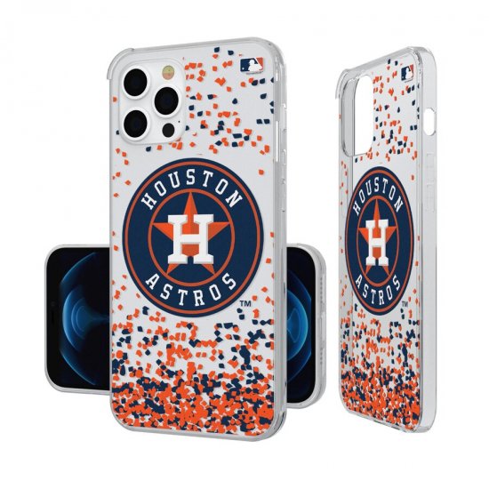 ڥҥ塼ȥ ȥ(HOUSTON ASTROS)iPhone Confetti Design Clear 