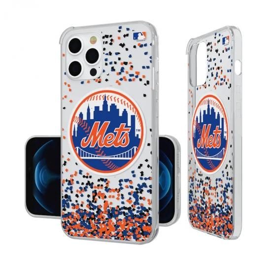 ڥ˥塼衼 å(NEWYORK METS)iPhone Confetti Design Clear 