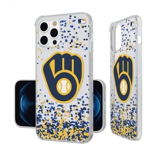 ڥߥ륦 ֥(MILWAUKEE BREWERS)iPhone Confetti Design Clear 