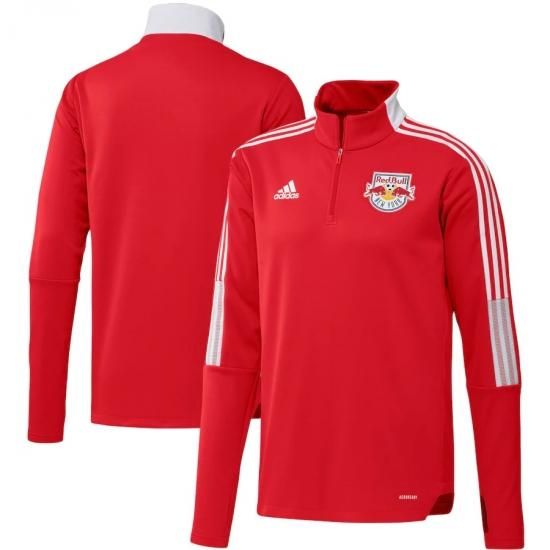 ڥ˥塼衼 åɥ֥륺(New York Red Bulls)adidas Red Warm Top AEROREADY Quarter-Zip 㥱å