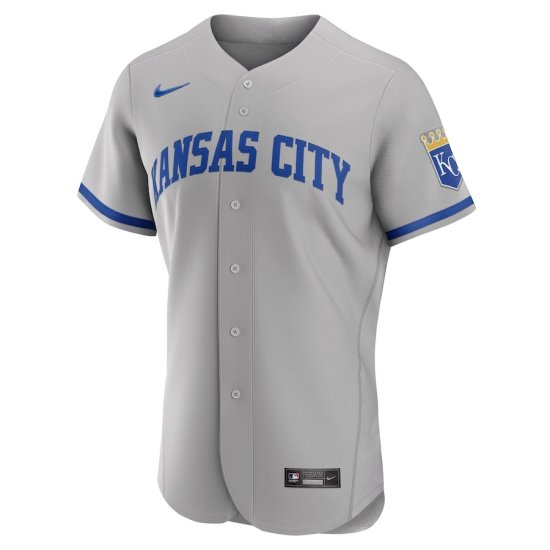 MLB KANSAS CITY ROYALS カンザスシティロイヤルズ ゲームシャツ ベースボールシャツ メンズL /eaa343797
