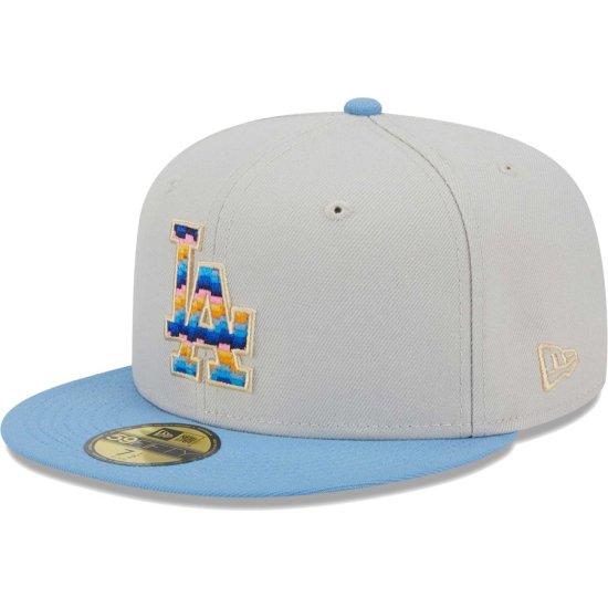 ڥ󥼥륹 ɥ㡼(LOSANGELES DODGERS)New Era Natural Beach Front 59FIFTY Fitted å