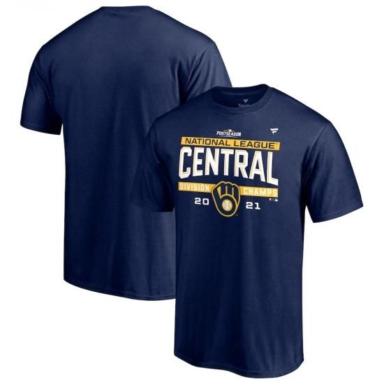 ڥߥ륦 ֥(MILWAUKEE BREWERS)Fanatics 2021 NL Central Division Champions Locker Room T