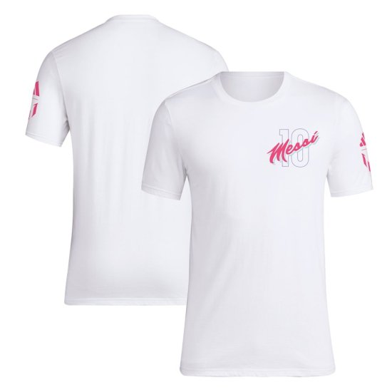 【インテル マイアミCF(Inter Miami CF)】メッシx adidas Wordmark Tシャツ #10-ALL.BALLS