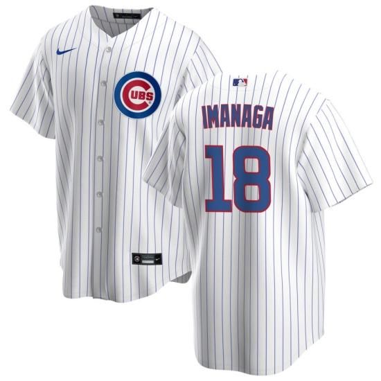 新品Nike Chicago Cubs ユニフォーム 今永昇太 18 L シカゴ カブス(CHICAGO CUBS)】今永昇太 Nike ホーム レプリカ
