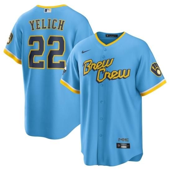 ڥߥ륦 ֥(MILWAUKEE BREWERS)ۥꥹ󡦥å Nike ƥͥ Player ץꥫ ˥ե #22