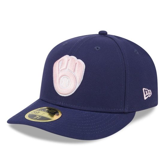 ڥߥ륦 ֥(MILWAUKEE BREWERS)NEW ERA 2024 Mother's Day ץե 59FIFTY Fitted å