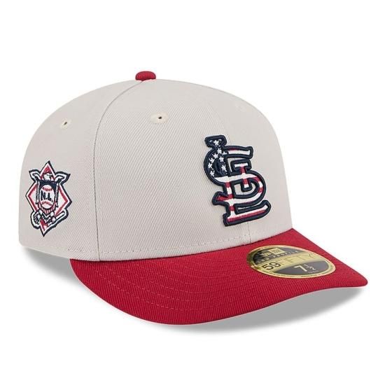 ڥȥ륤 ǥʥ륹(ST.LOUIS CARDINALS)New Era 2024 Fourth of July ץե 59FIFTY Fitted å