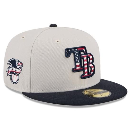 ڥѥ٥ 쥤(TAMPABAY RAYS)New Era 2024 Fourth of July 59FIFTY Fitted å