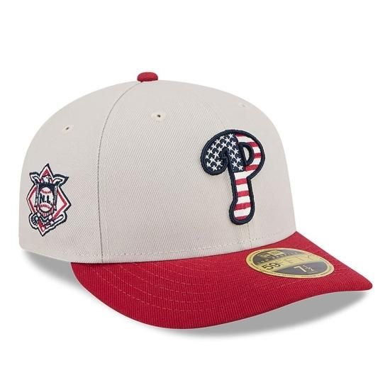 ڥեǥե ե꡼(PHILADELPHIA PHILLIES)New Era 2024 Fourth of July ץե 59FIFTY Fitted å