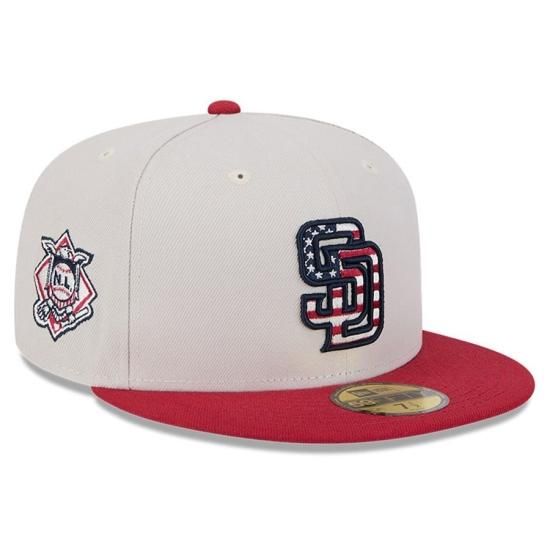 ڥǥ ѥɥ쥹(SANDIEGO PADRES)New Era 2024 Fourth of July 59FIFTY Fitted å