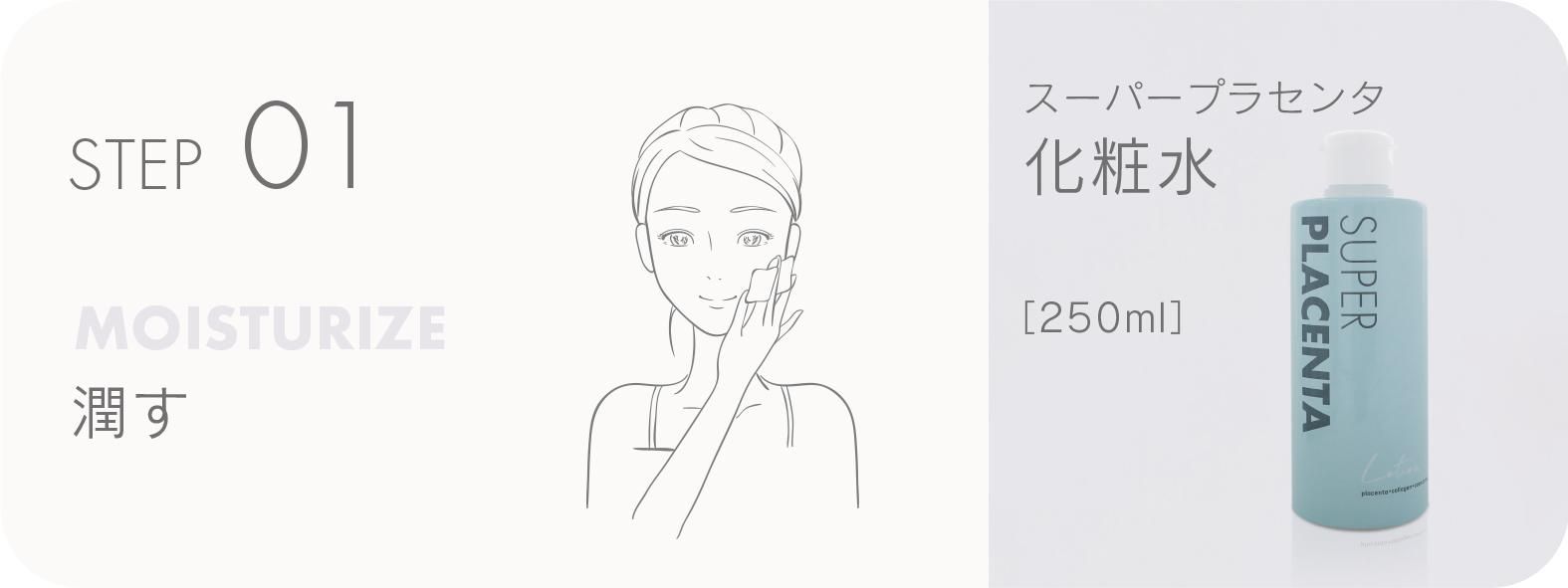 ステップ化粧水