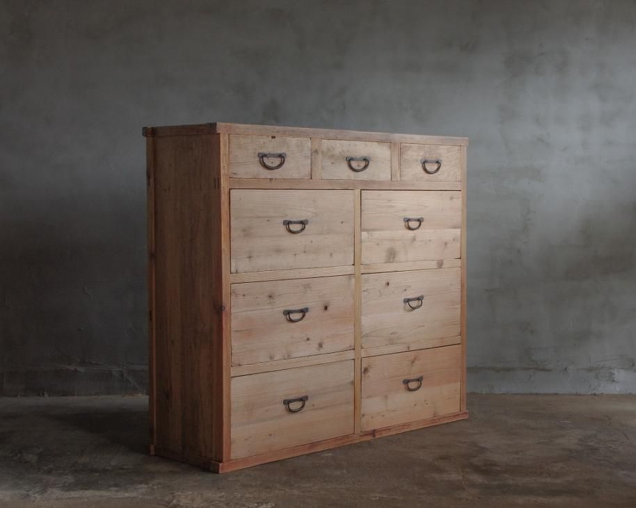 アンティーク　整理箪笥　引き出し 大きめのチェスト／整理箪笥 アンティーク・古家具