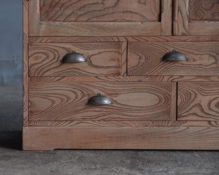 欅材？ 棚 欅と栗の収納棚 - FUNNEL