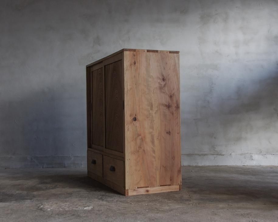 古家具 鏡付戸棚 古家具 鏡付戸棚